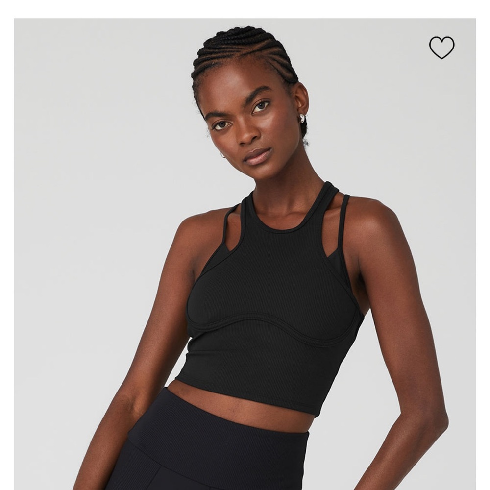 Brand New Airlift Ribbed Enchanted Bra Tank Alo Yoga